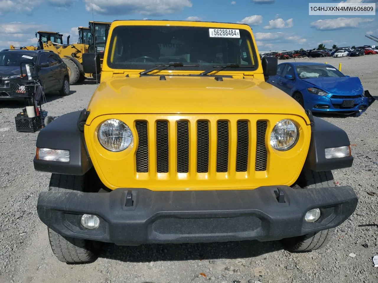 2021 Jeep Wrangler Unlimited Sport VIN: 1C4HJXKN4MW606809 Lot: 56288484