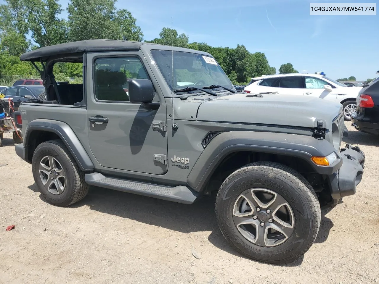 2021 Jeep Wrangler Sport VIN: 1C4GJXAN7MW541774 Lot: 57816944