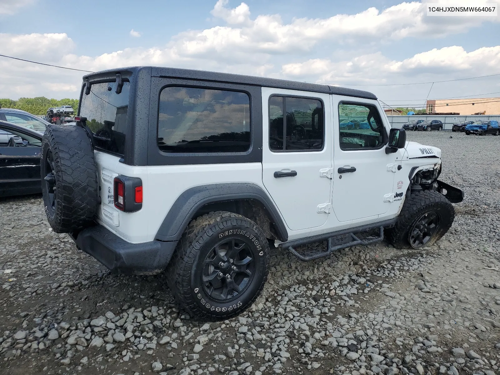 2021 Jeep Wrangler Unlimited Sport VIN: 1C4HJXDN5MW664067 Lot: 59333604