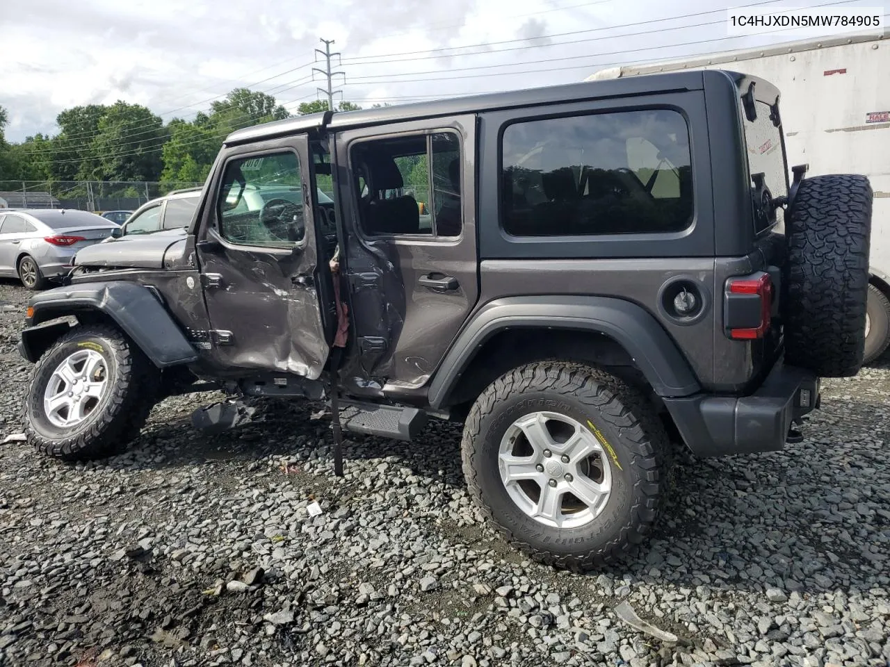 2021 Jeep Wrangler Unlimited Sport VIN: 1C4HJXDN5MW784905 Lot: 61016244