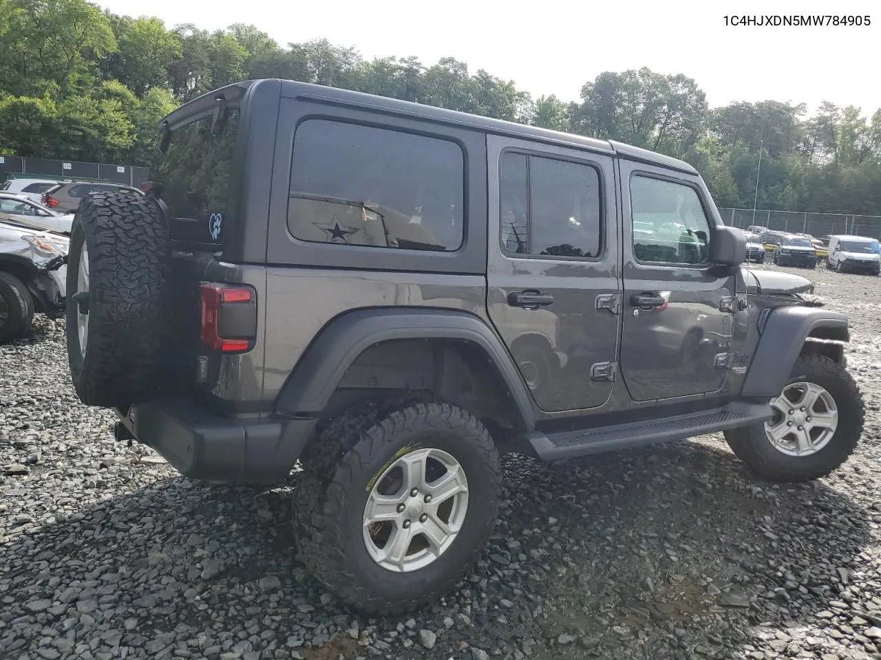 2021 Jeep Wrangler Unlimited Sport VIN: 1C4HJXDN5MW784905 Lot: 61016244