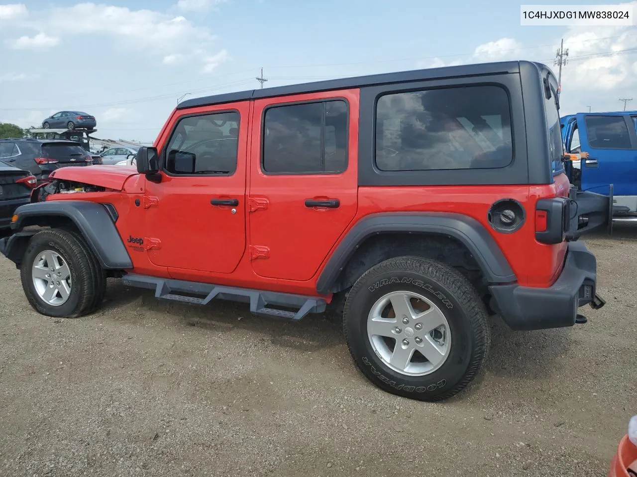 2021 Jeep Wrangler Unlimited Sport VIN: 1C4HJXDG1MW838024 Lot: 61917644