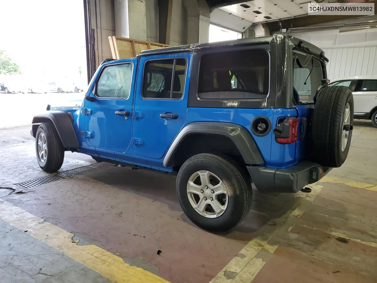 2021 Jeep Wrangler Unlimited Sport VIN: 1C4HJXDN5MW813982 Lot: 62433544