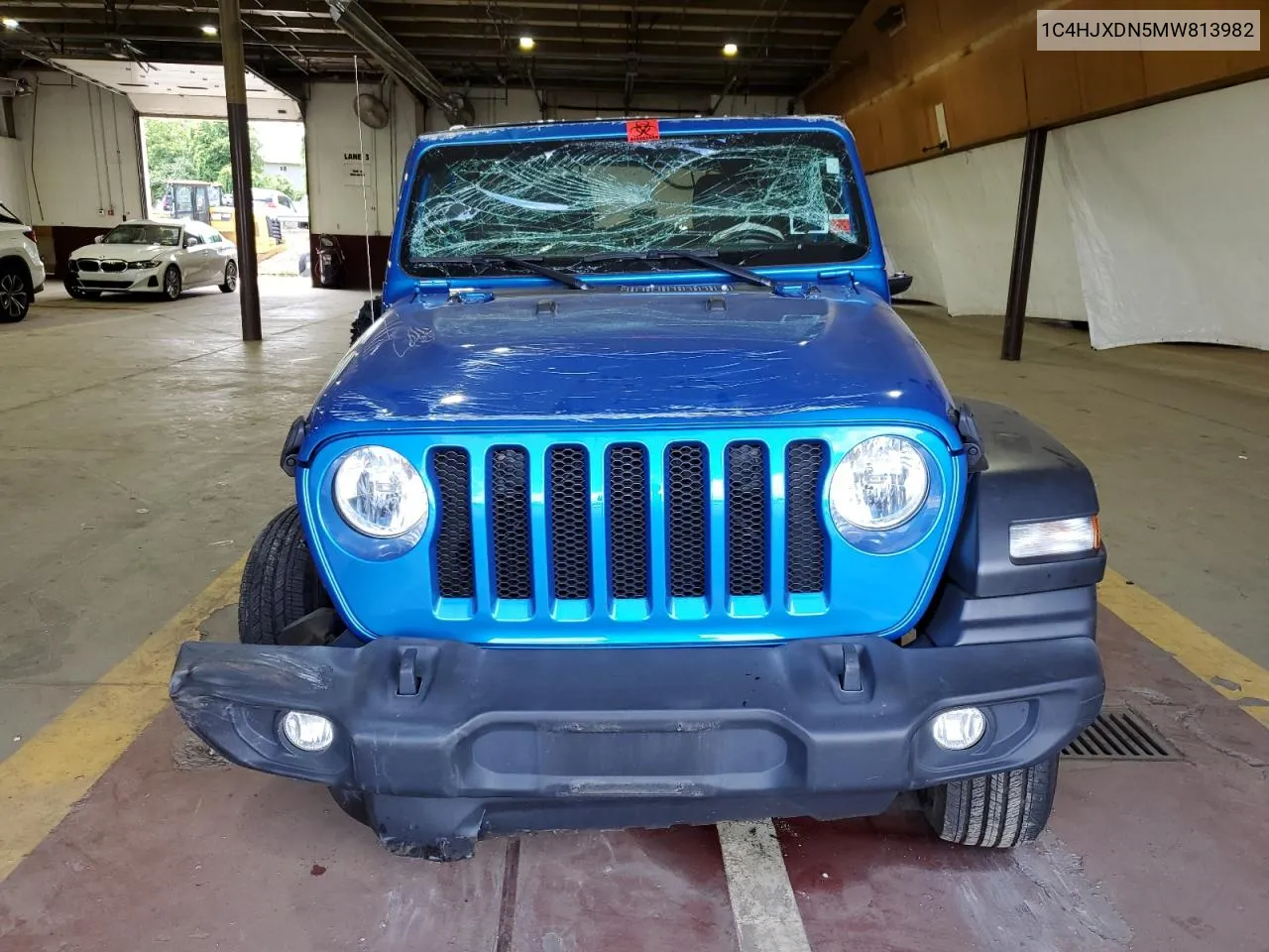 2021 Jeep Wrangler Unlimited Sport VIN: 1C4HJXDN5MW813982 Lot: 62433544