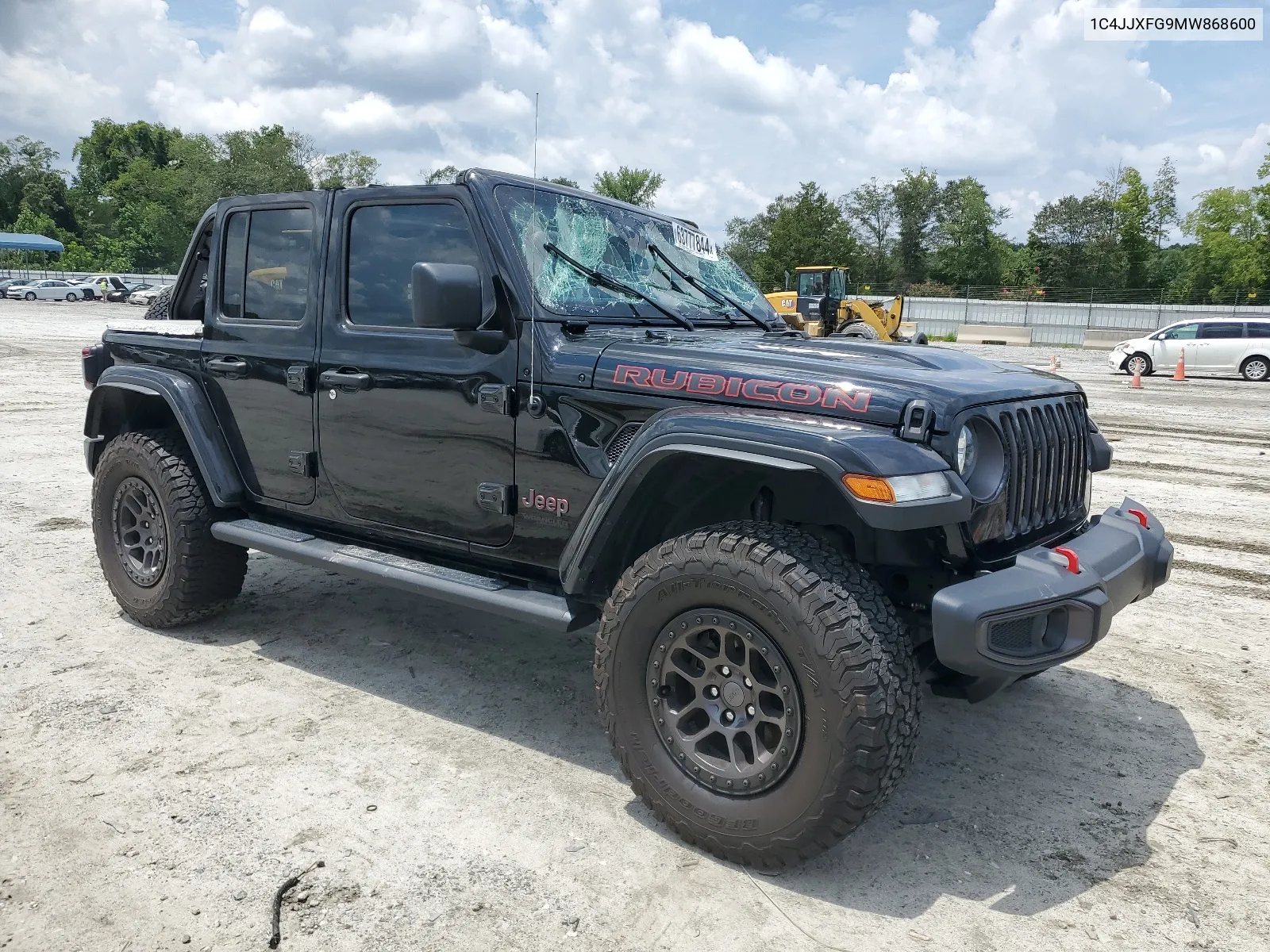 2021 Jeep Wrangler Unlimited Rubicon VIN: 1C4JJXFG9MW868600 Lot: 63777844