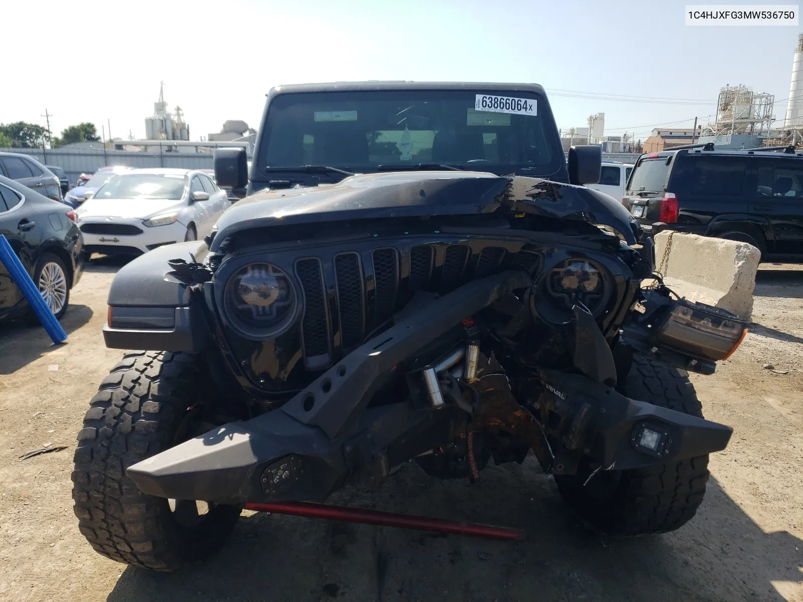 2021 Jeep Wrangler Unlimited Rubicon VIN: 1C4HJXFG3MW536750 Lot: 63866064