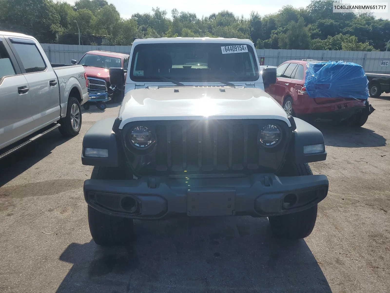 2021 Jeep Wrangler Sport VIN: 1C4GJXAN8MW651717 Lot: 64409154