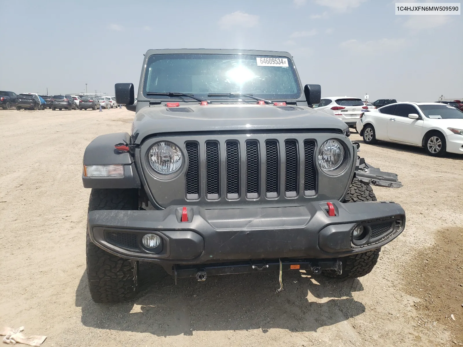 2021 Jeep Wrangler Unlimited Rubicon VIN: 1C4HJXFN6MW509590 Lot: 64609534