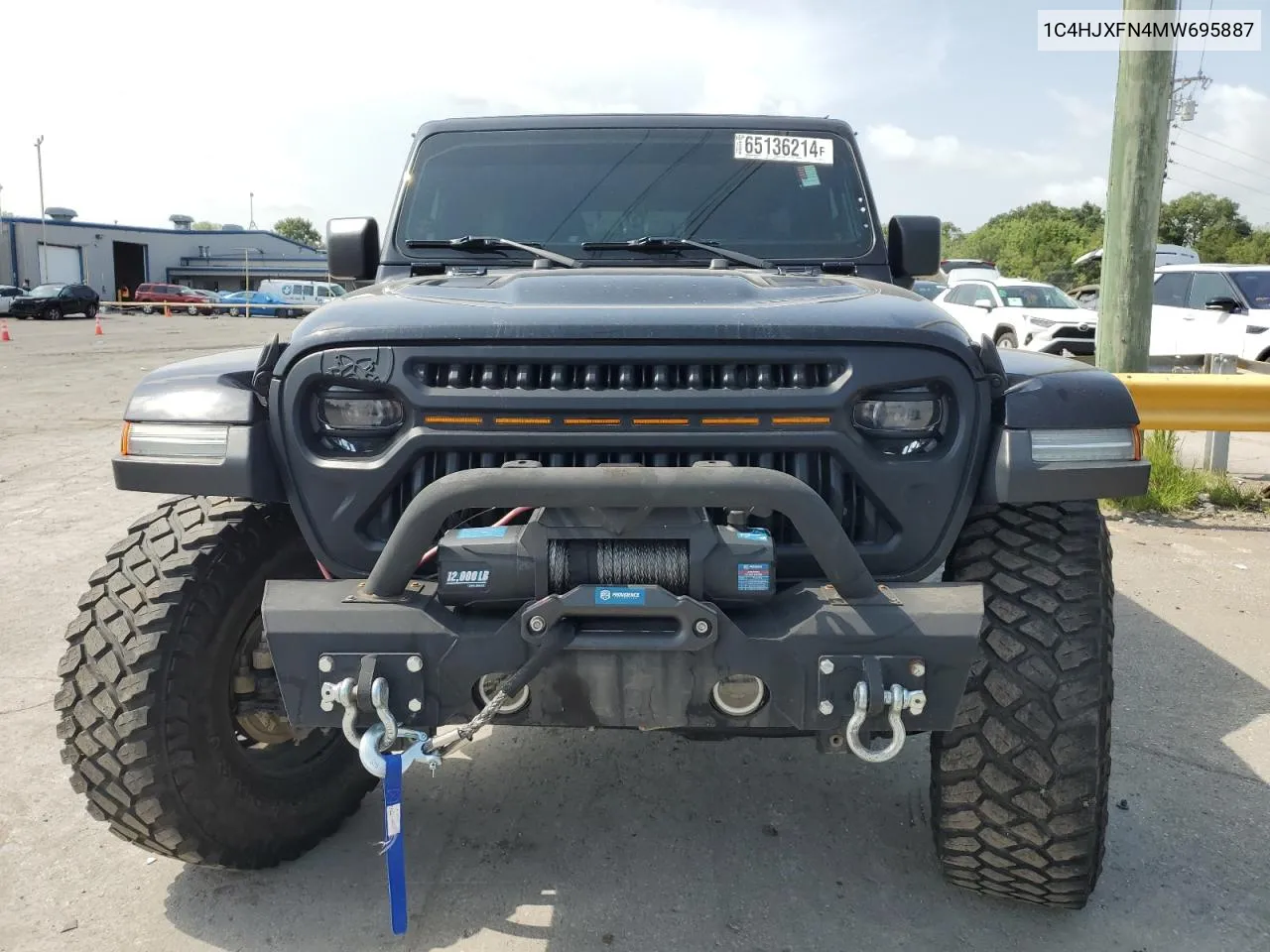 1C4HJXFN4MW695887 2021 Jeep Wrangler Unlimited Rubicon