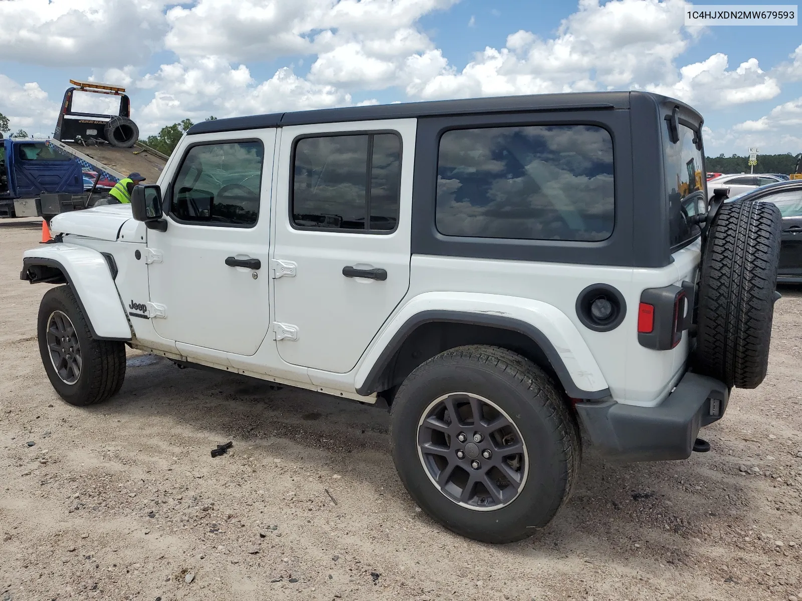 1C4HJXDN2MW679593 2021 Jeep Wrangler Unlimited Sport