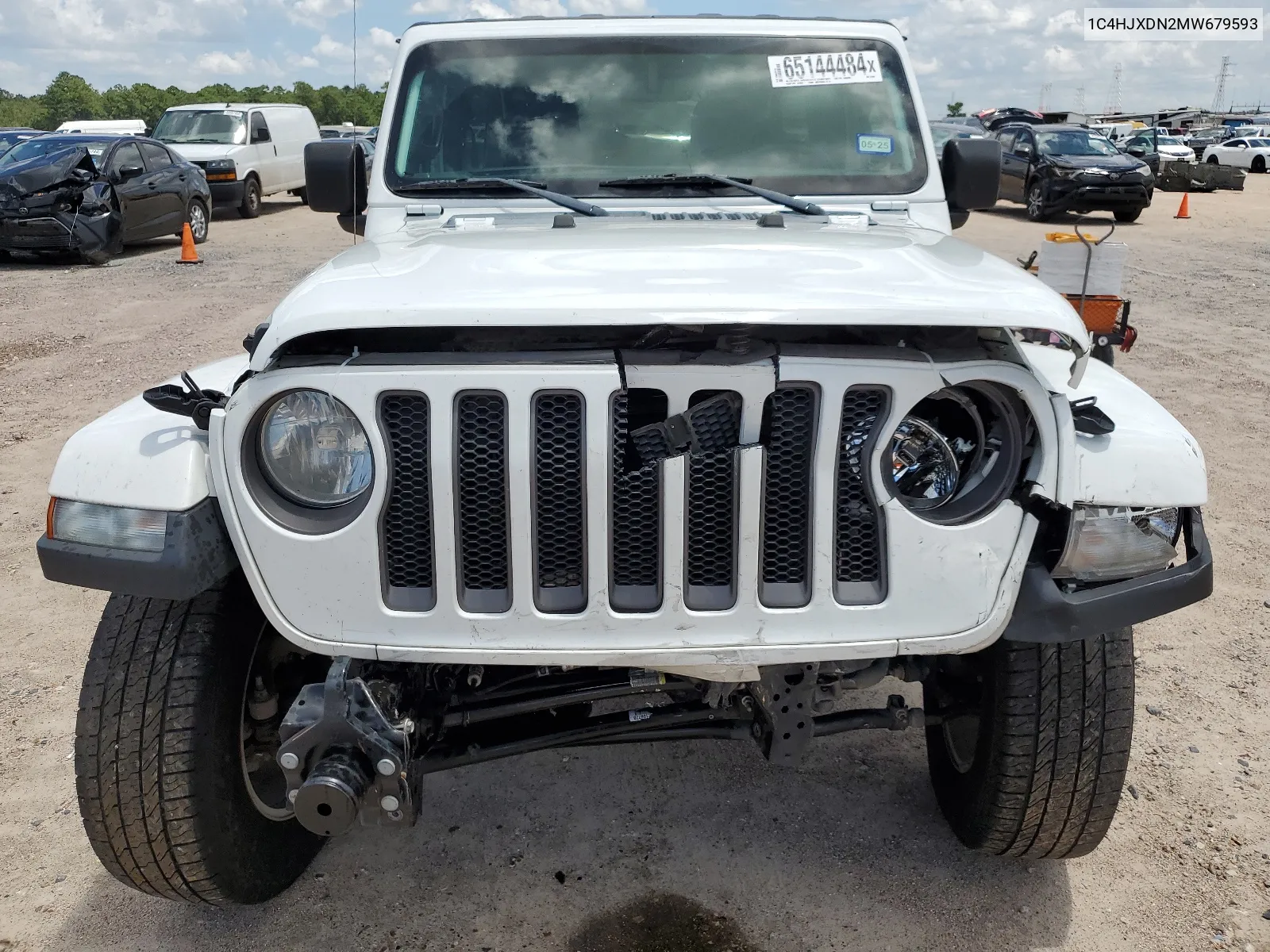 1C4HJXDN2MW679593 2021 Jeep Wrangler Unlimited Sport