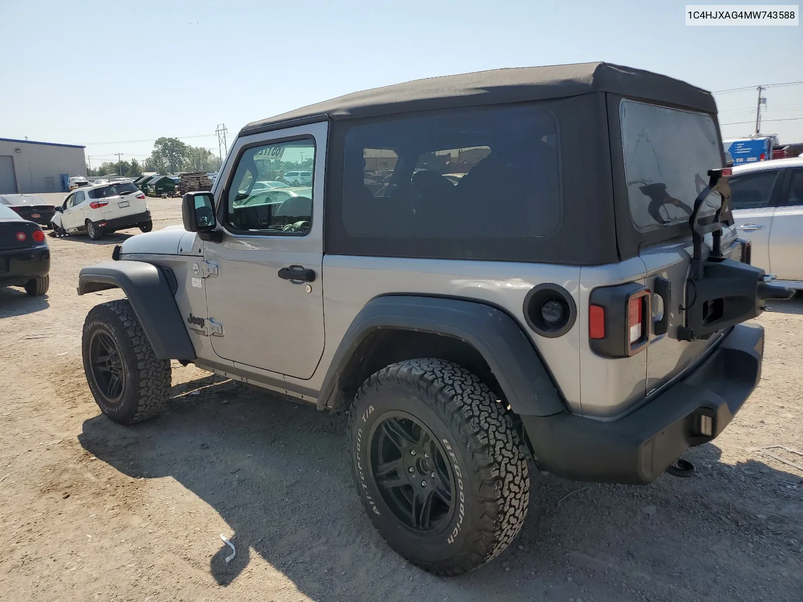 2021 Jeep Wrangler Sport VIN: 1C4HJXAG4MW743588 Lot: 65172674