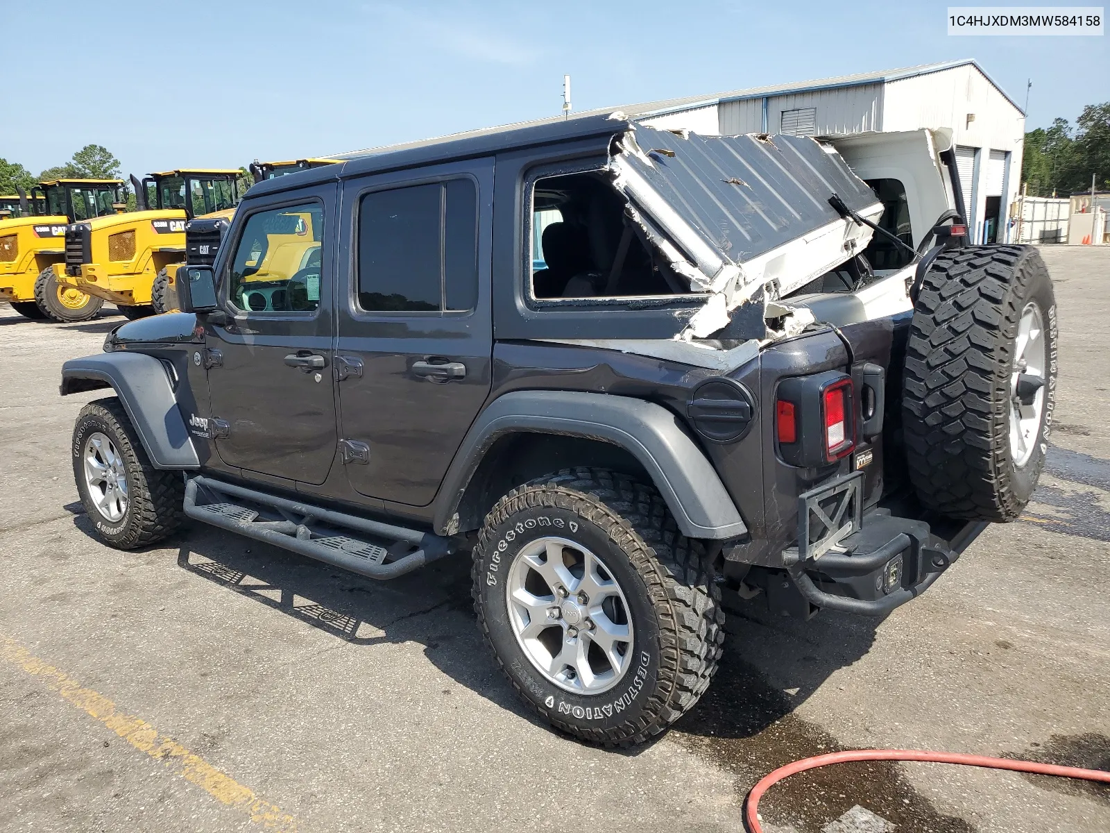 2021 Jeep Wrangler Unlimited Sport VIN: 1C4HJXDM3MW584158 Lot: 65599984