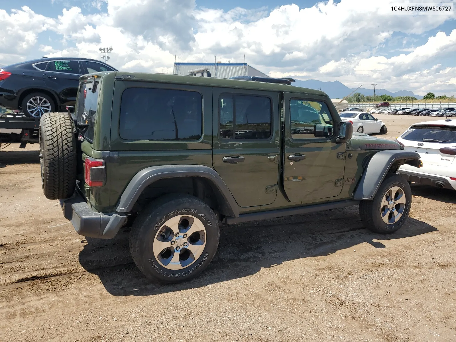 2021 Jeep Wrangler Unlimited Rubicon VIN: 1C4HJXFN3MW506727 Lot: 65911764