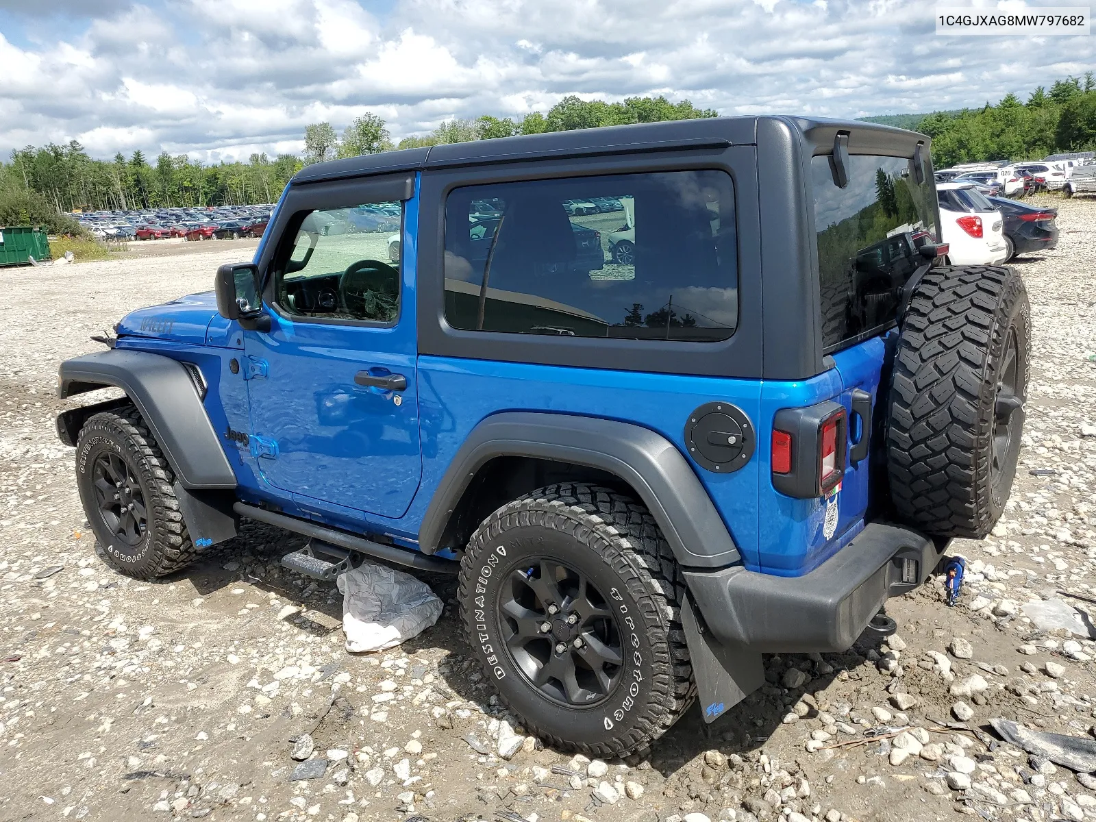 1C4GJXAG8MW797682 2021 Jeep Wrangler Sport