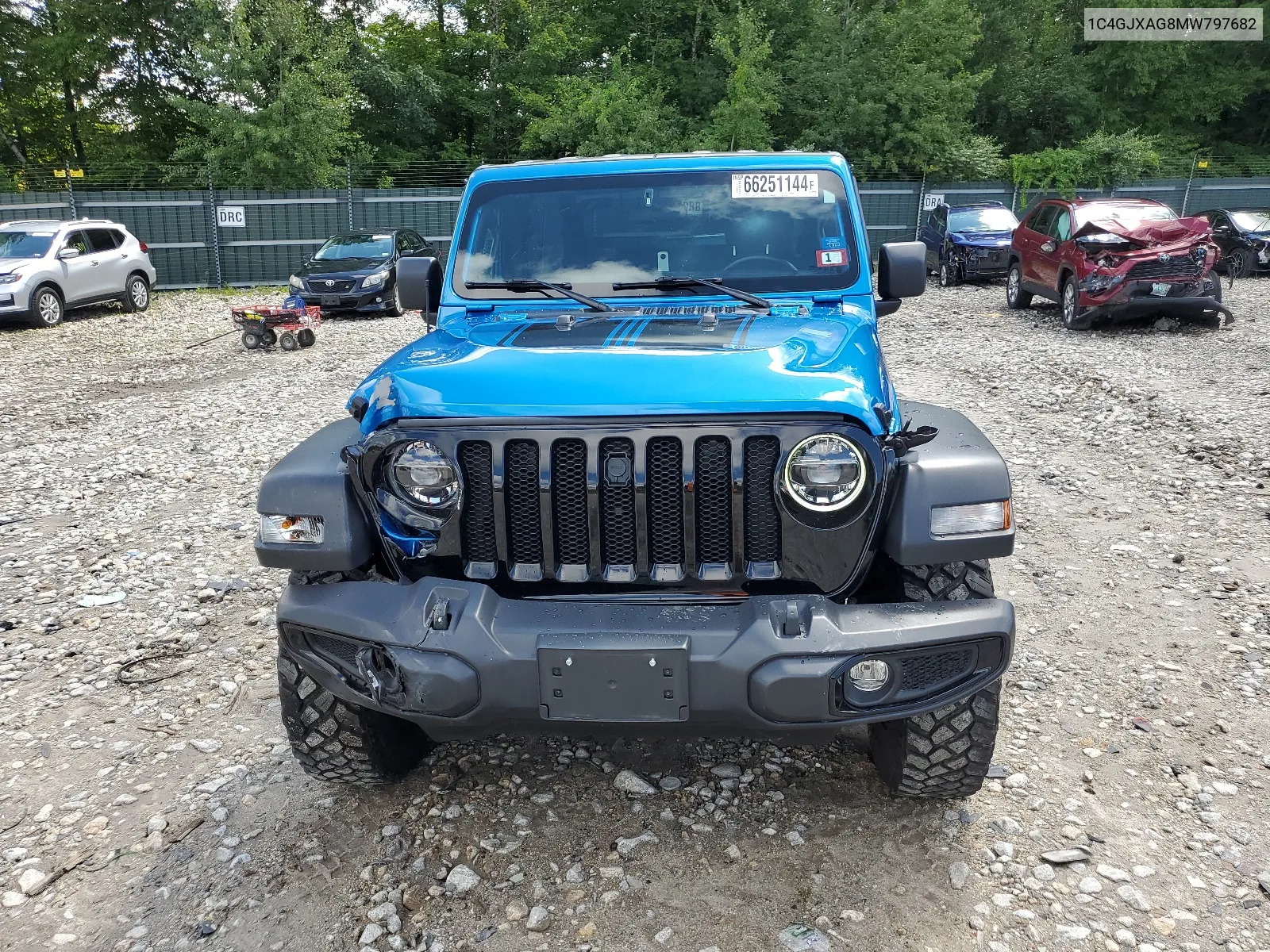 2021 Jeep Wrangler Sport VIN: 1C4GJXAG8MW797682 Lot: 66251144