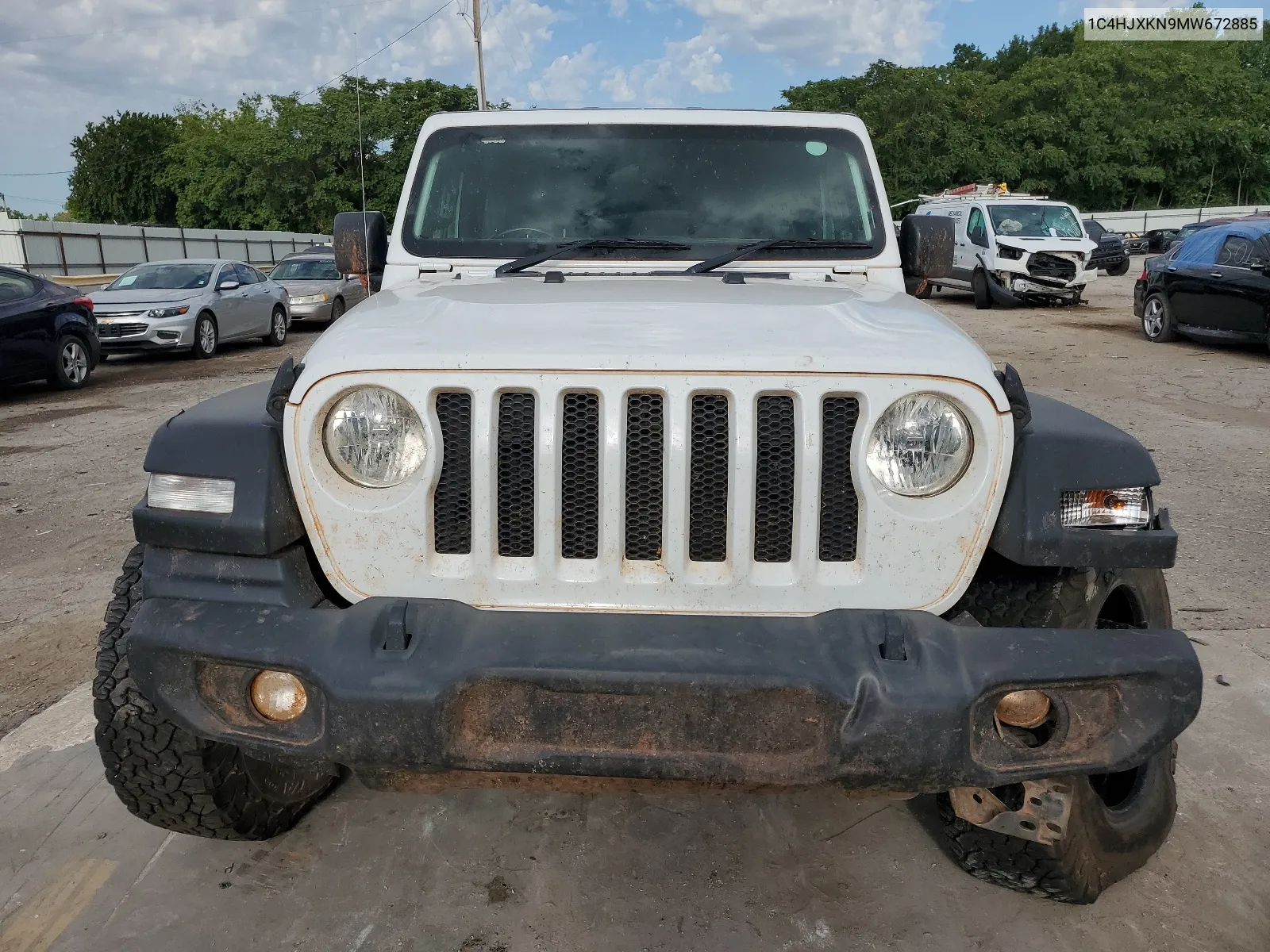 2021 Jeep Wrangler Unlimited Sport VIN: 1C4HJXKN9MW672885 Lot: 66856404