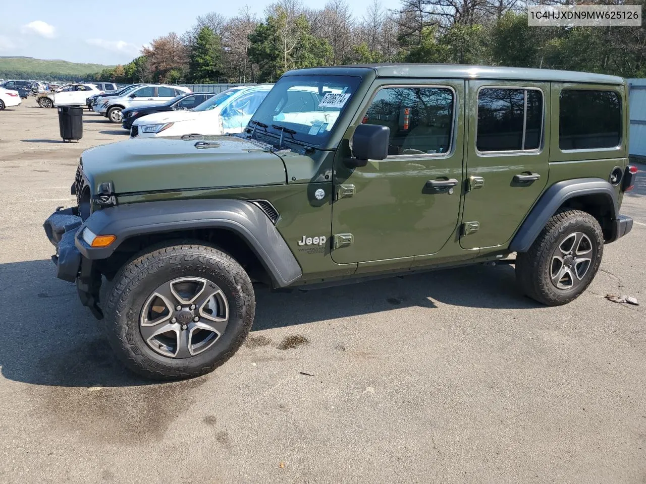 2021 Jeep Wrangler Unlimited Sport VIN: 1C4HJXDN9MW625126 Lot: 67086714