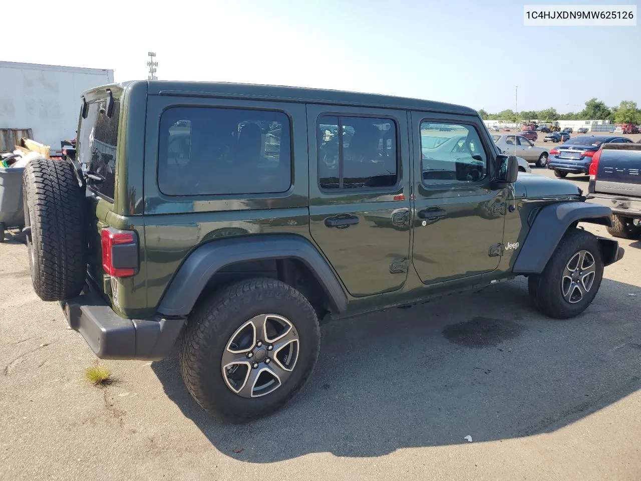 1C4HJXDN9MW625126 2021 Jeep Wrangler Unlimited Sport