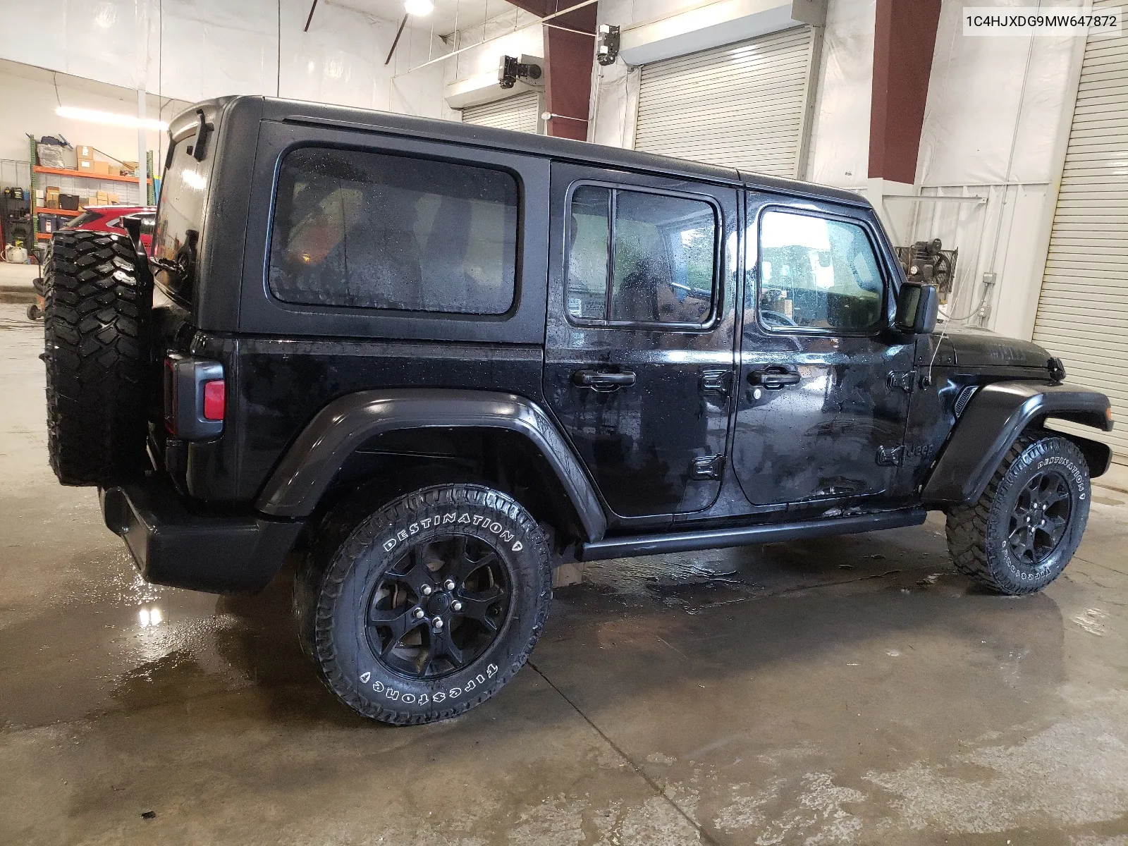 2021 Jeep Wrangler Unlimited Sport VIN: 1C4HJXDG9MW647872 Lot: 67166974