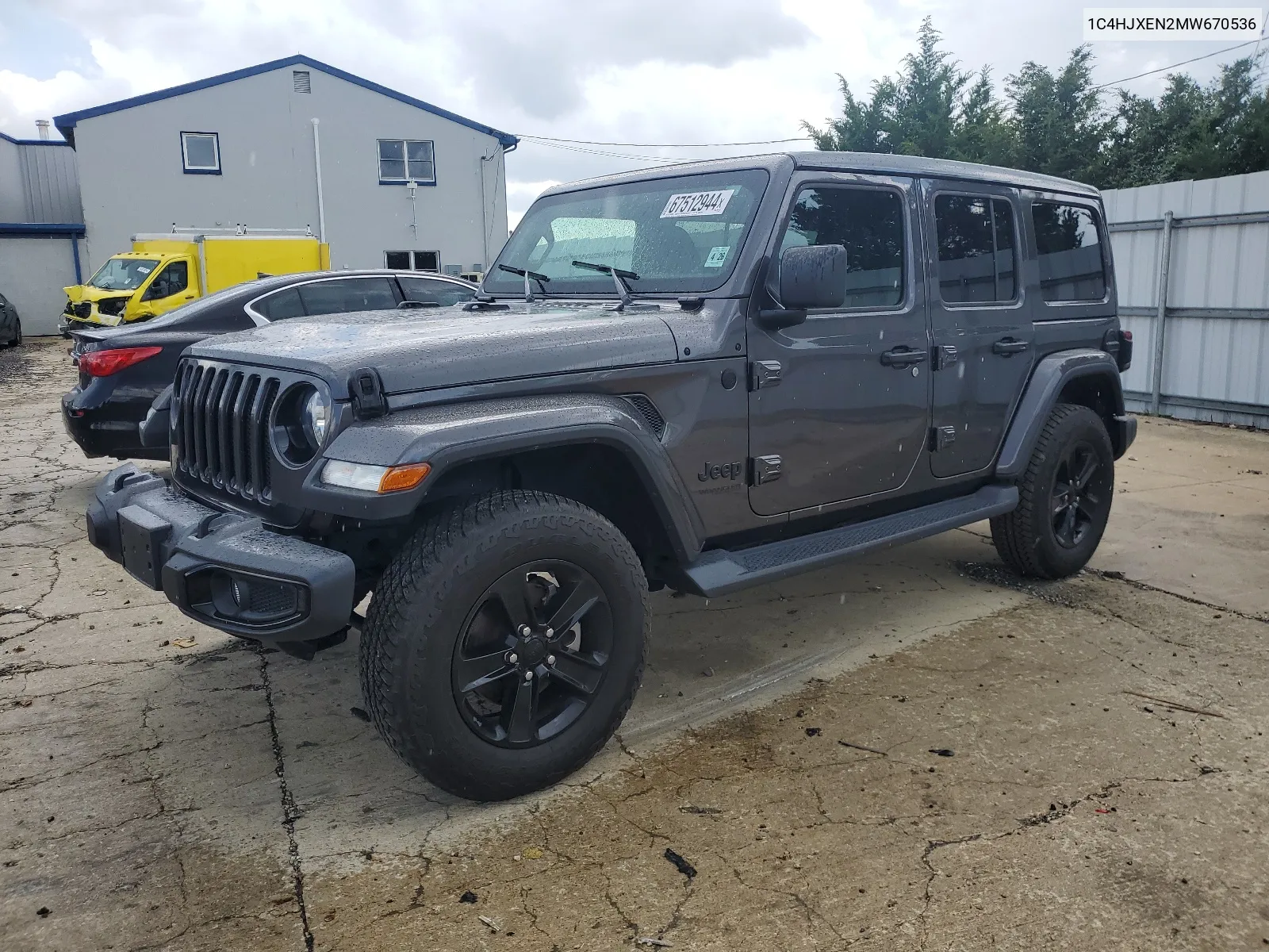 2021 Jeep Wrangler Unlimited Sahara VIN: 1C4HJXEN2MW670536 Lot: 67512944