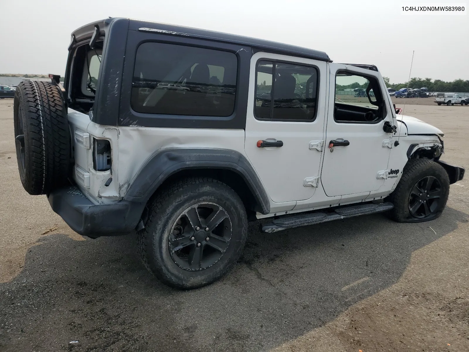 1C4HJXDN0MW583980 2021 Jeep Wrangler Unlimited Sport