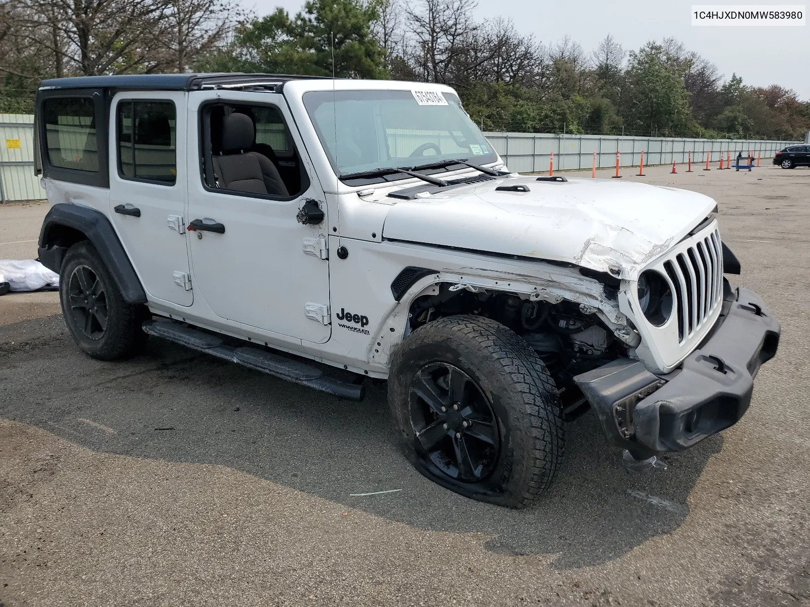 2021 Jeep Wrangler Unlimited Sport VIN: 1C4HJXDN0MW583980 Lot: 67543764