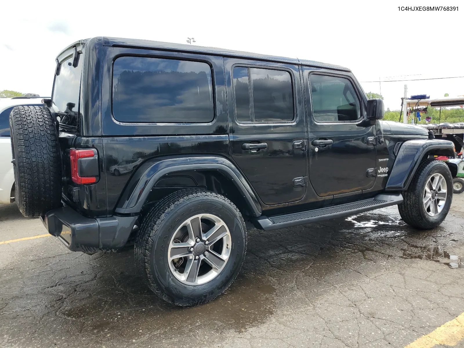 2021 Jeep Wrangler Unlimited Sahara VIN: 1C4HJXEG8MW768391 Lot: 67559304