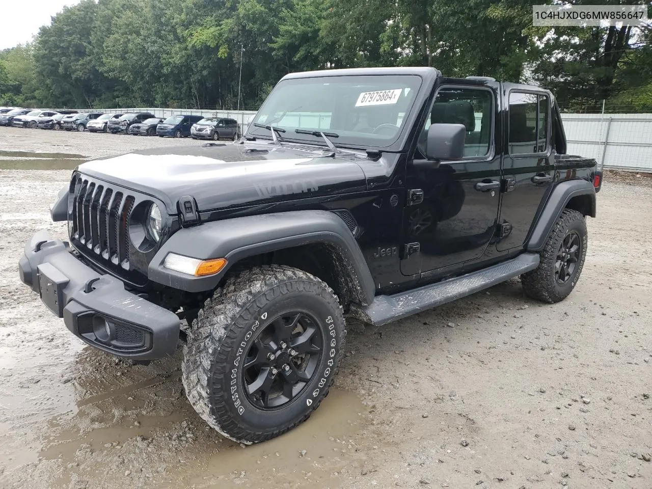 2021 Jeep Wrangler Unlimited Sport VIN: 1C4HJXDG6MW856647 Lot: 67975864