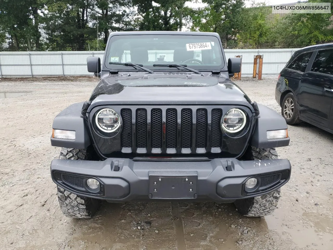 2021 Jeep Wrangler Unlimited Sport VIN: 1C4HJXDG6MW856647 Lot: 67975864