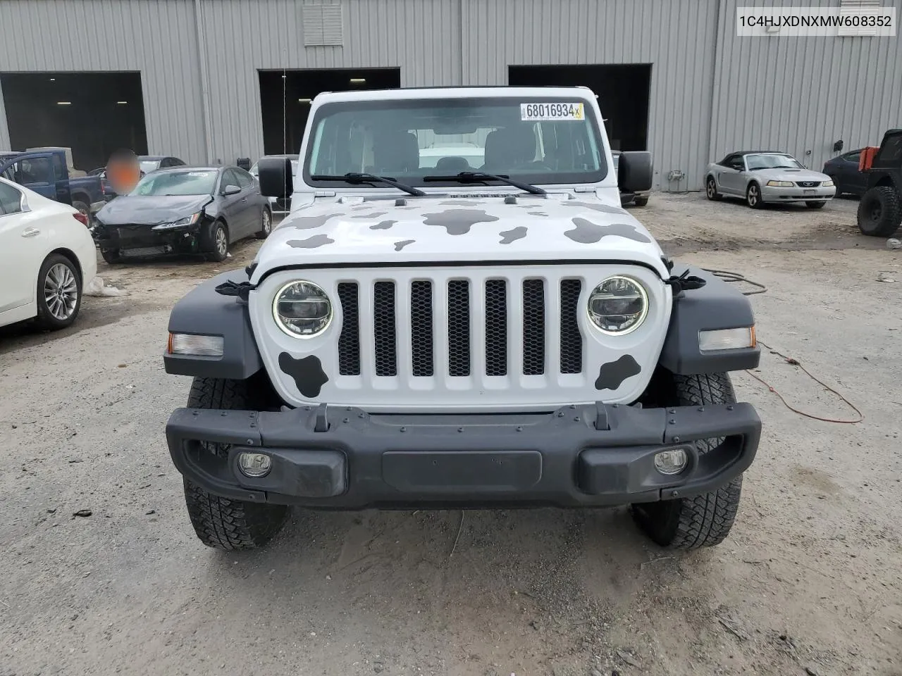 2021 Jeep Wrangler Unlimited Sport VIN: 1C4HJXDNXMW608352 Lot: 68016934