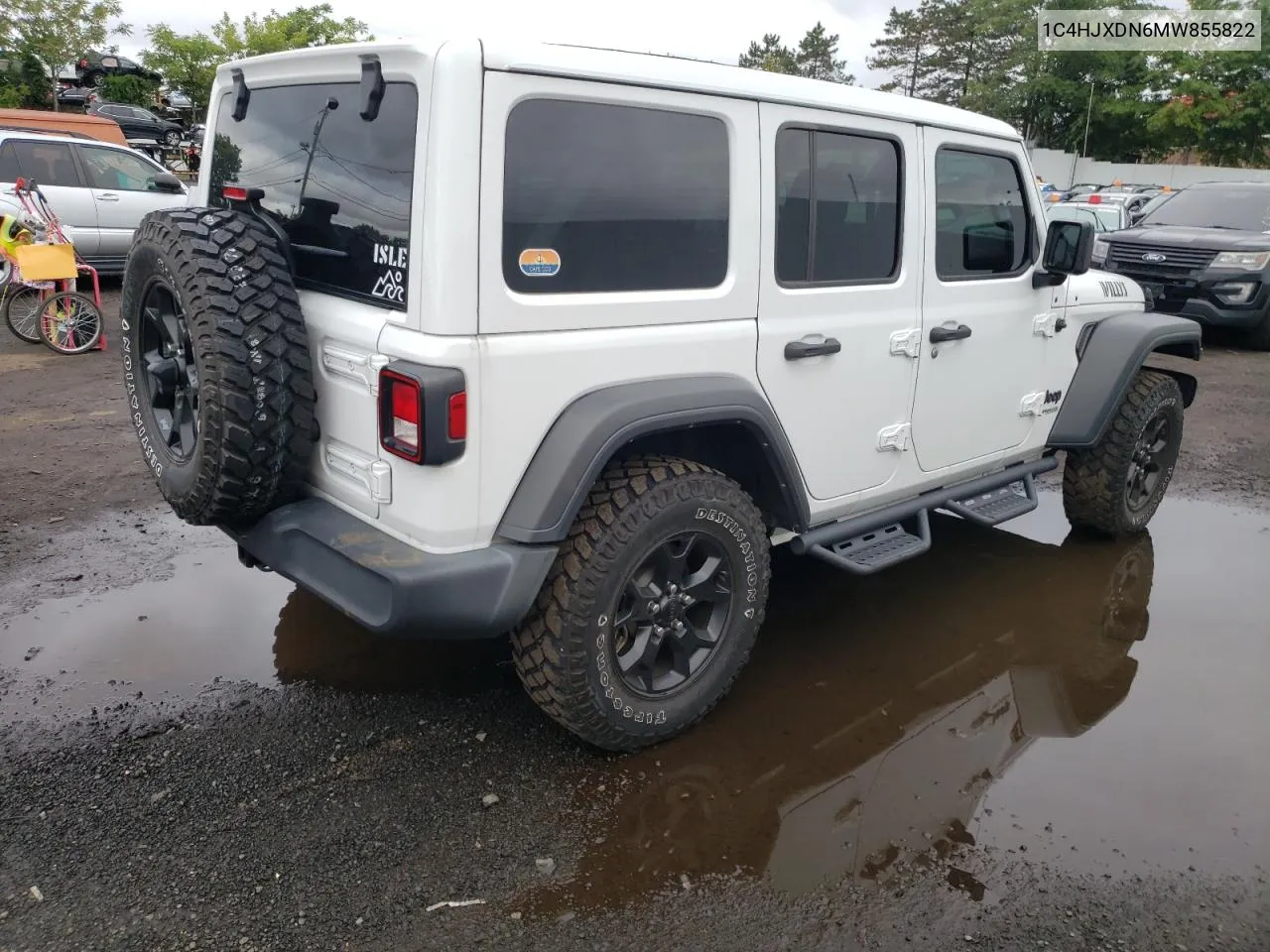 2021 Jeep Wrangler Unlimited Sport VIN: 1C4HJXDN6MW855822 Lot: 68075034