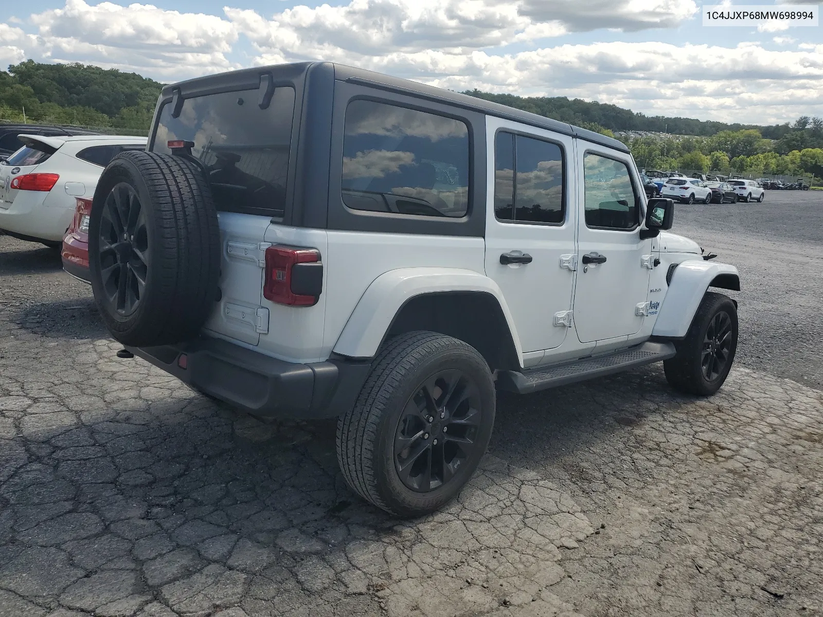 2021 Jeep Wrangler Unlimited Sahara 4Xe VIN: 1C4JJXP68MW698994 Lot: 68092514