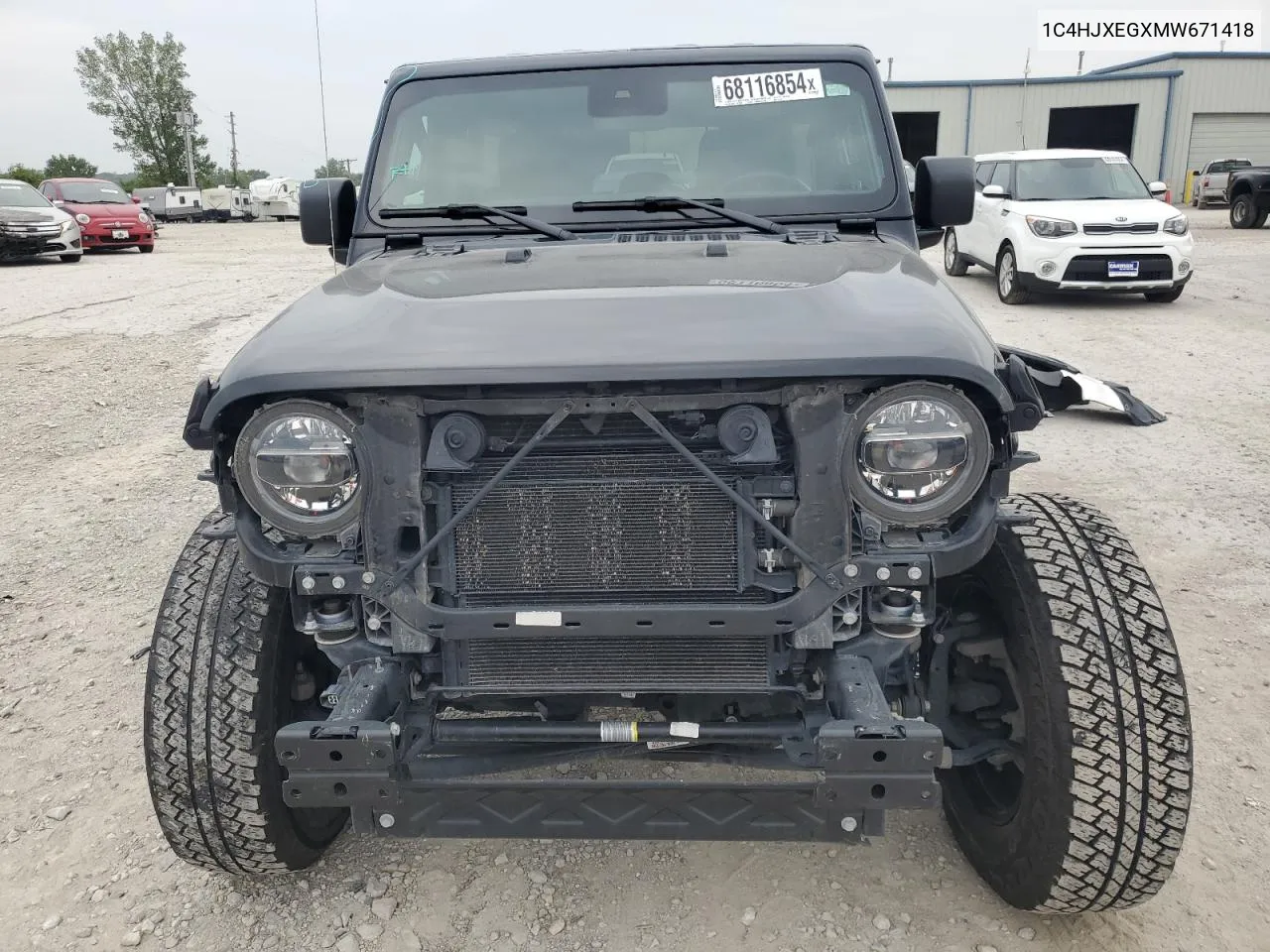 1C4HJXEGXMW671418 2021 Jeep Wrangler Unlimited Sahara