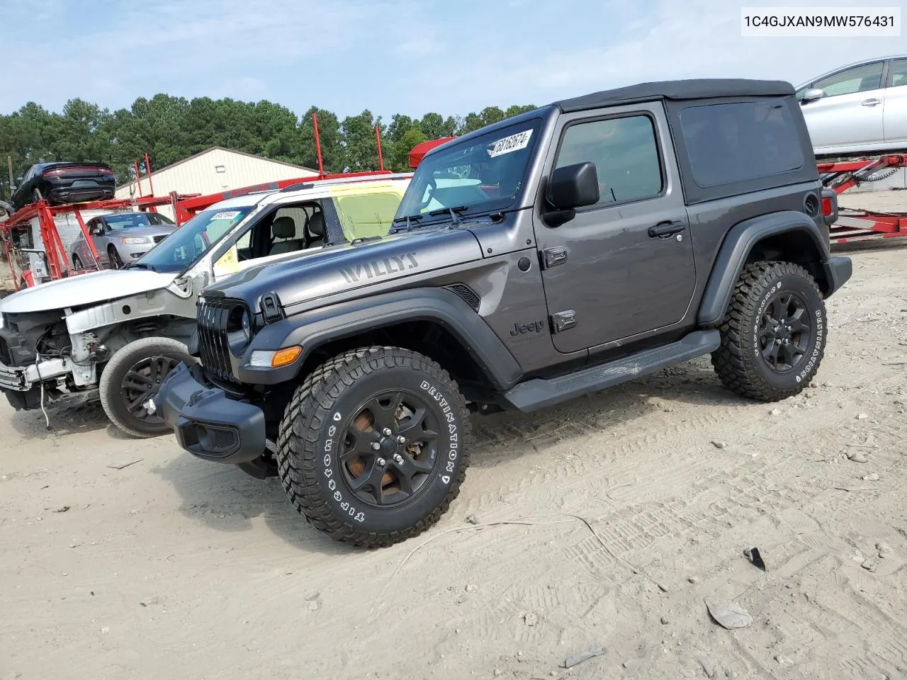 2021 Jeep Wrangler Sport VIN: 1C4GJXAN9MW576431 Lot: 68162674