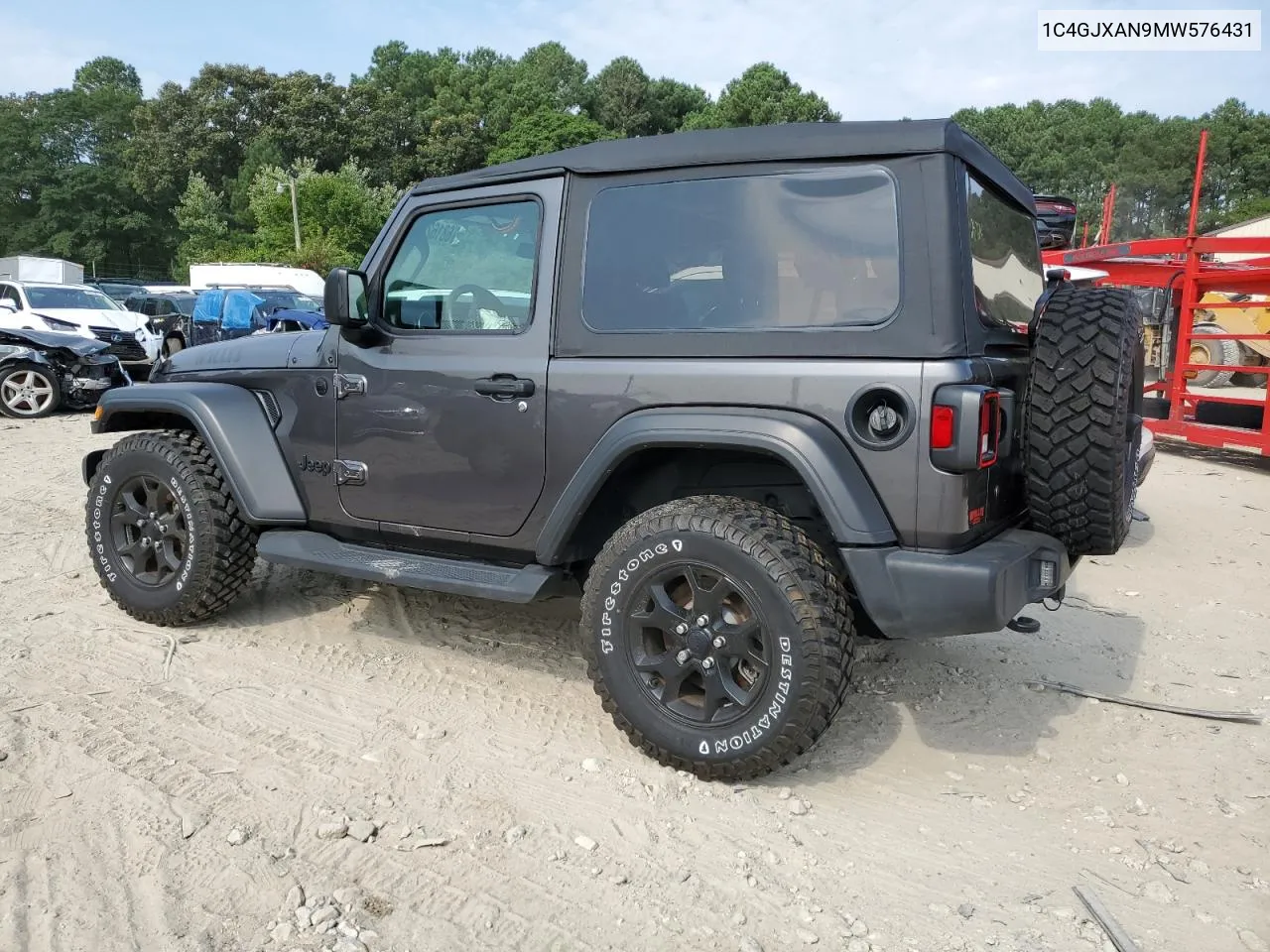 1C4GJXAN9MW576431 2021 Jeep Wrangler Sport