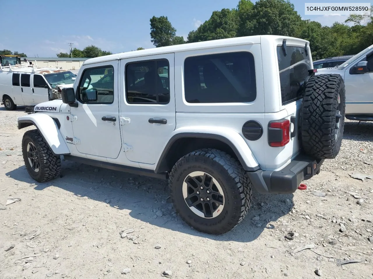 2021 Jeep Wrangler Unlimited Rubicon VIN: 1C4HJXFG0MW528590 Lot: 68429024