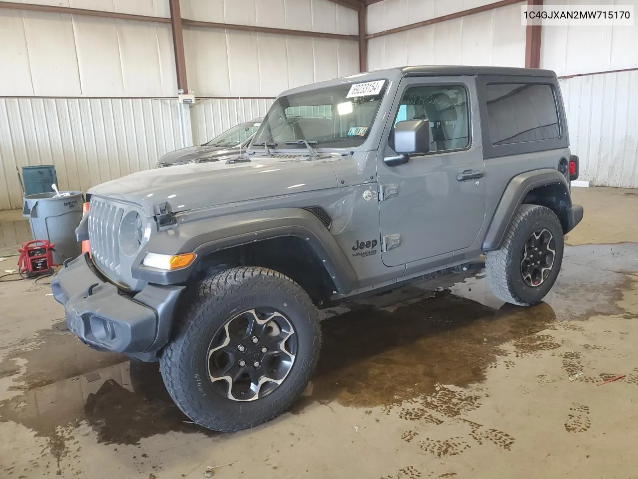 2021 Jeep Wrangler Sport VIN: 1C4GJXAN2MW715170 Lot: 69233154