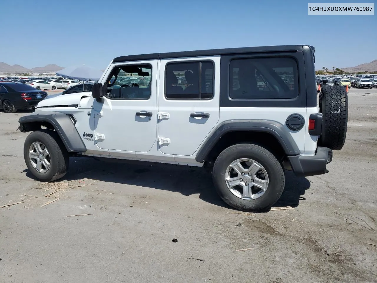 2021 Jeep Wrangler Unlimited Sport VIN: 1C4HJXDGXMW760987 Lot: 69411444