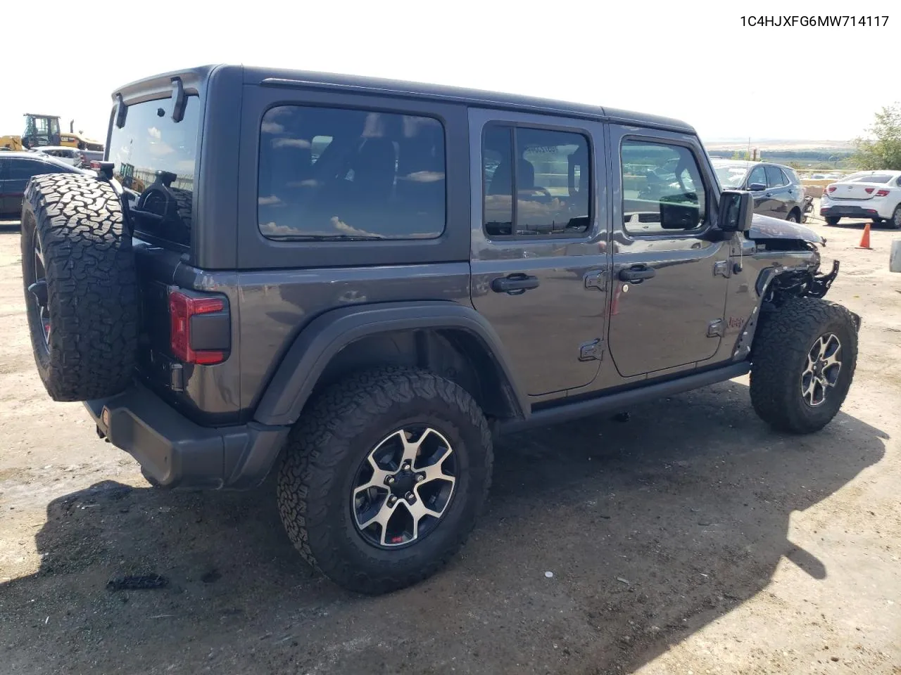 2021 Jeep Wrangler Unlimited Rubicon VIN: 1C4HJXFG6MW714117 Lot: 69725544