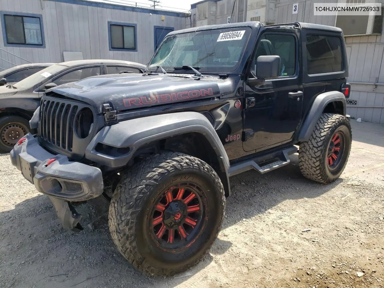 2021 Jeep Wrangler Rubicon VIN: 1C4HJXCN4MW726933 Lot: 69850694