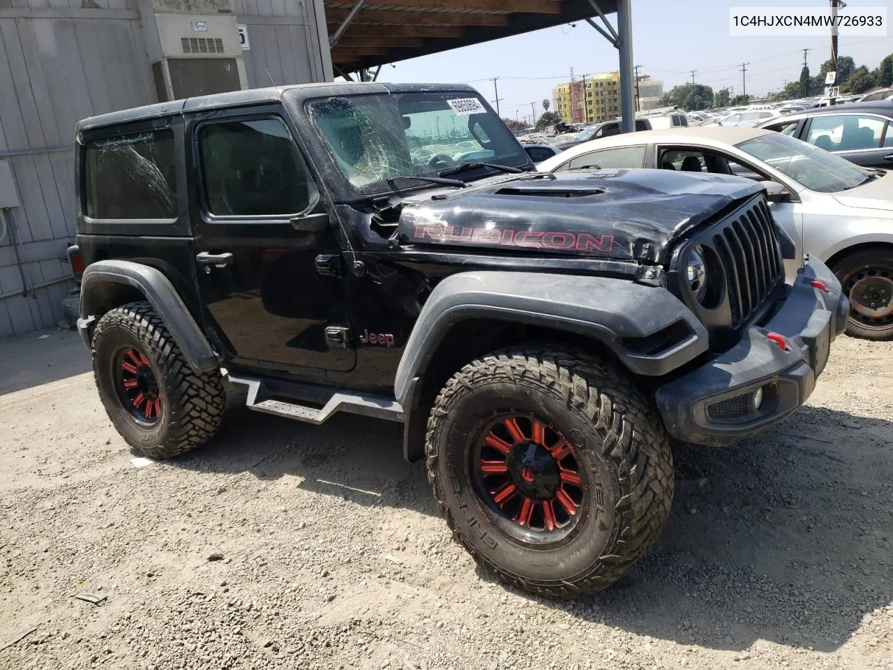 1C4HJXCN4MW726933 2021 Jeep Wrangler Rubicon