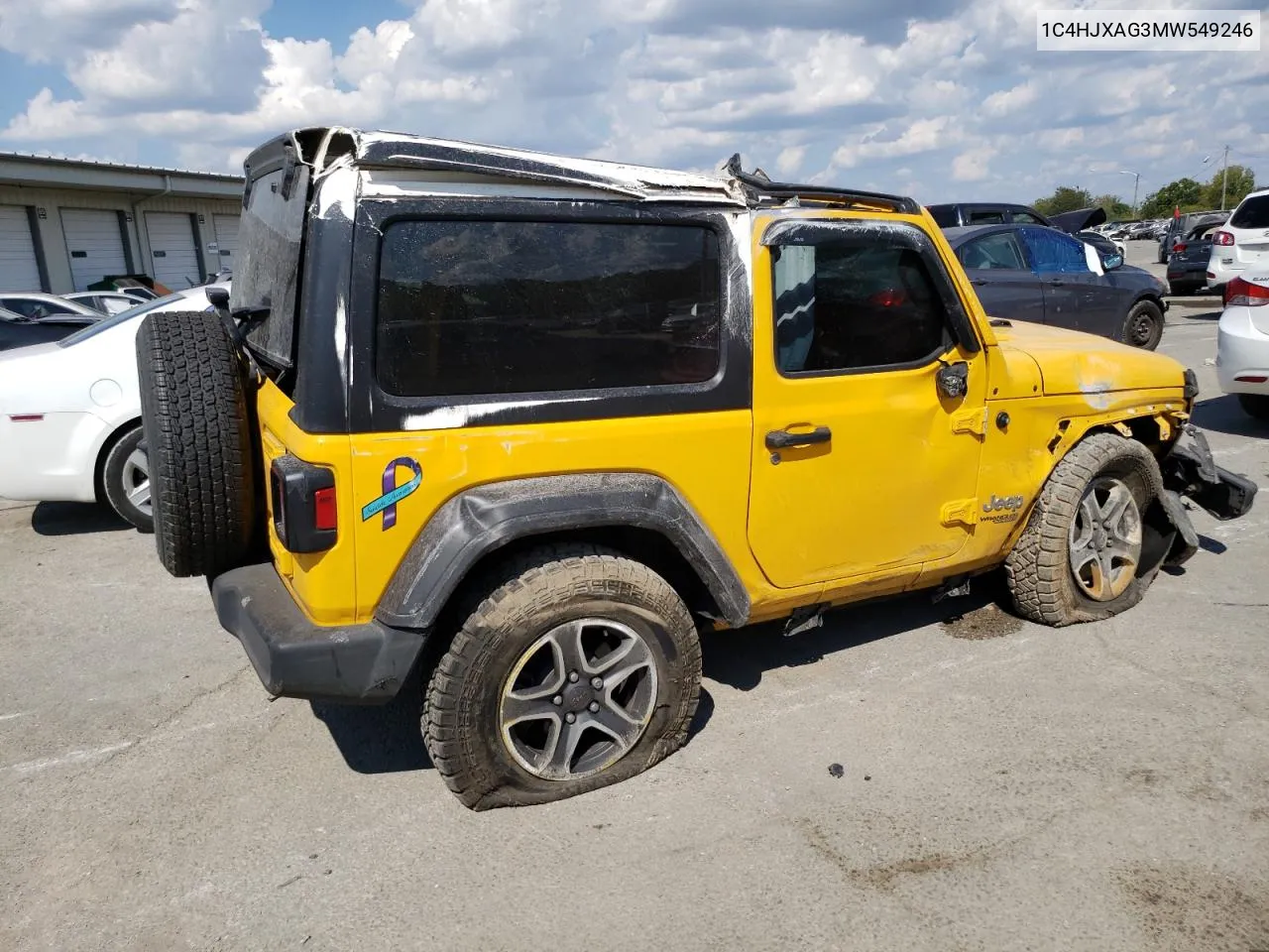 2021 Jeep Wrangler Sport VIN: 1C4HJXAG3MW549246 Lot: 69921324