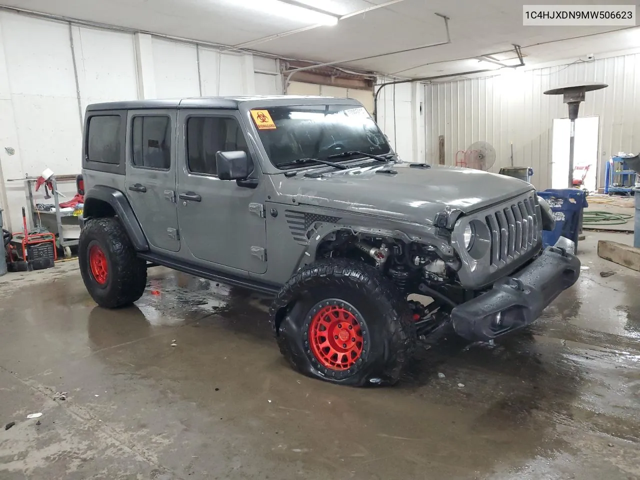 2021 Jeep Wrangler Unlimited Sport VIN: 1C4HJXDN9MW506623 Lot: 69995814