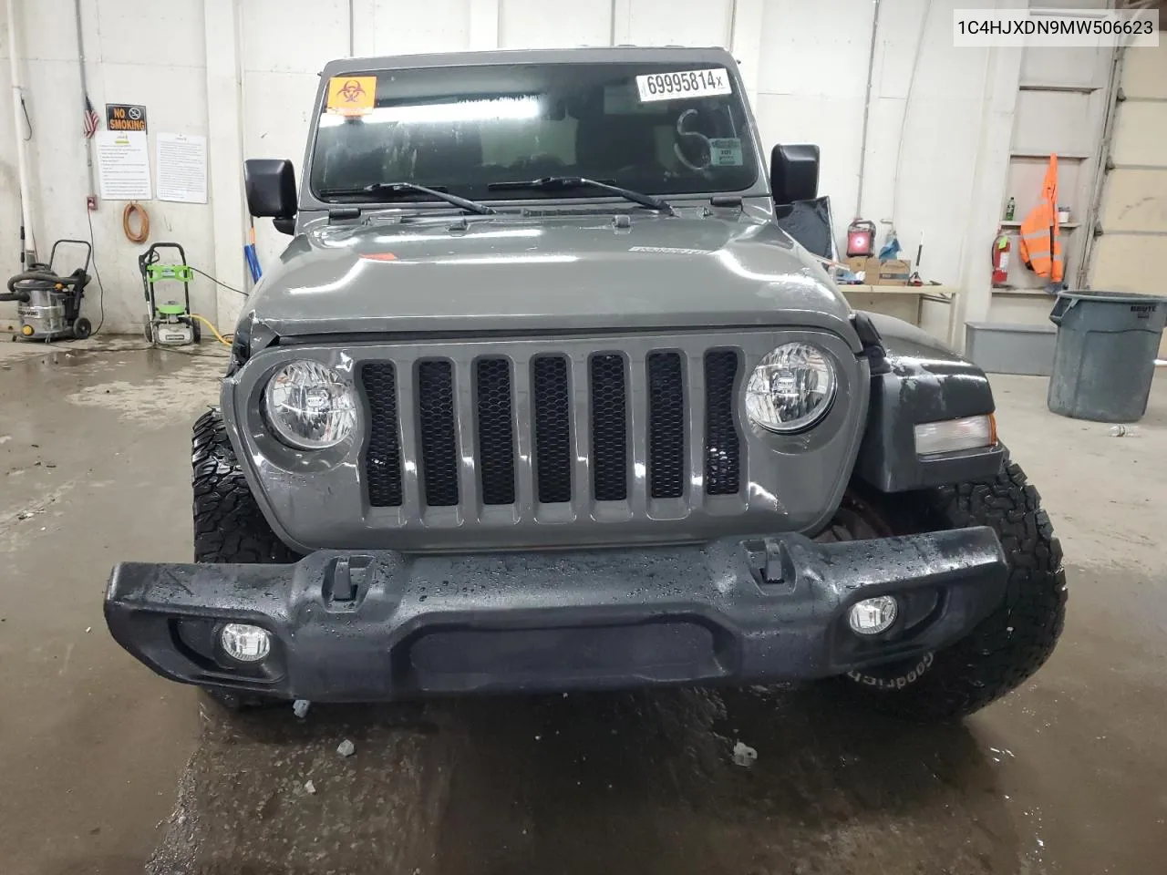 2021 Jeep Wrangler Unlimited Sport VIN: 1C4HJXDN9MW506623 Lot: 69995814