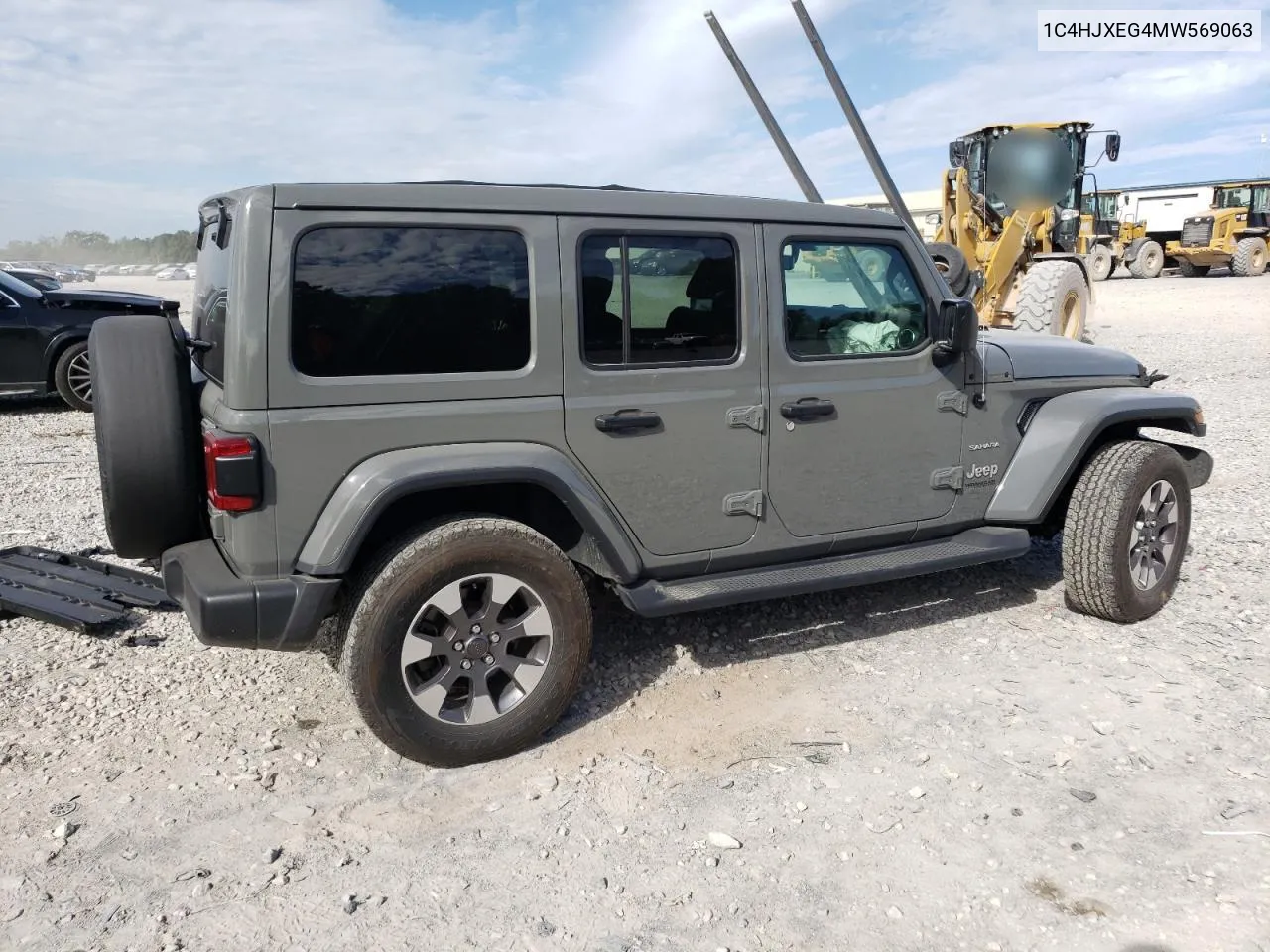 2021 Jeep Wrangler Unlimited Sahara VIN: 1C4HJXEG4MW569063 Lot: 70083874