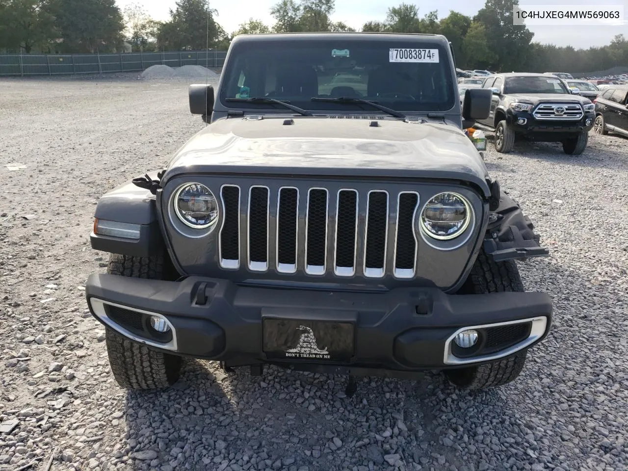 2021 Jeep Wrangler Unlimited Sahara VIN: 1C4HJXEG4MW569063 Lot: 70083874