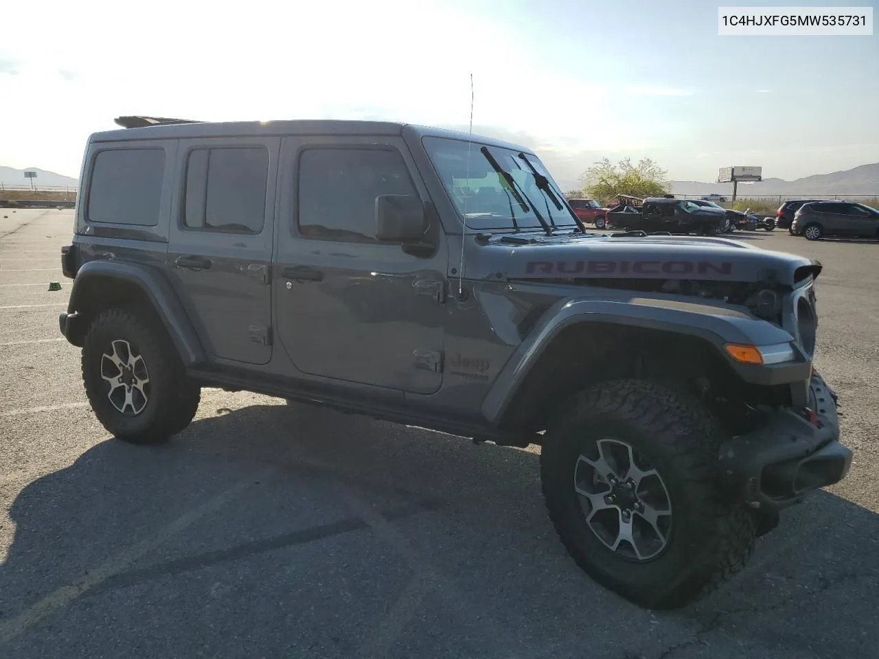 1C4HJXFG5MW535731 2021 Jeep Wrangler Unlimited Rubicon