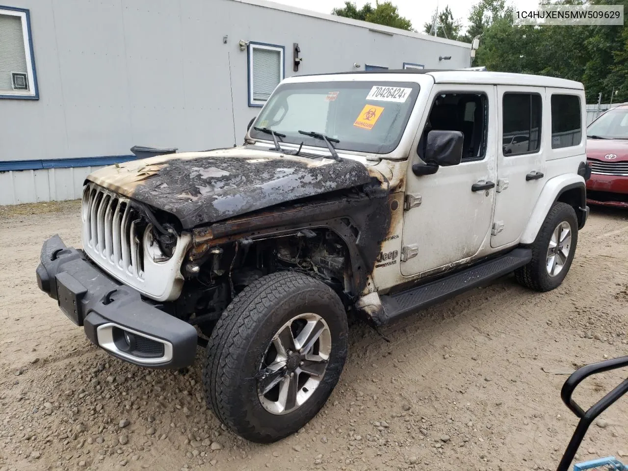 1C4HJXEN5MW509629 2021 Jeep Wrangler Unlimited Sahara