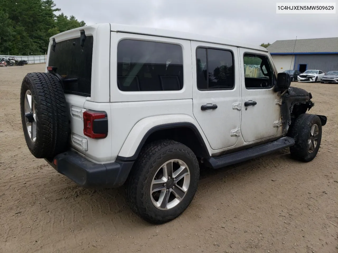 2021 Jeep Wrangler Unlimited Sahara VIN: 1C4HJXEN5MW509629 Lot: 70426424